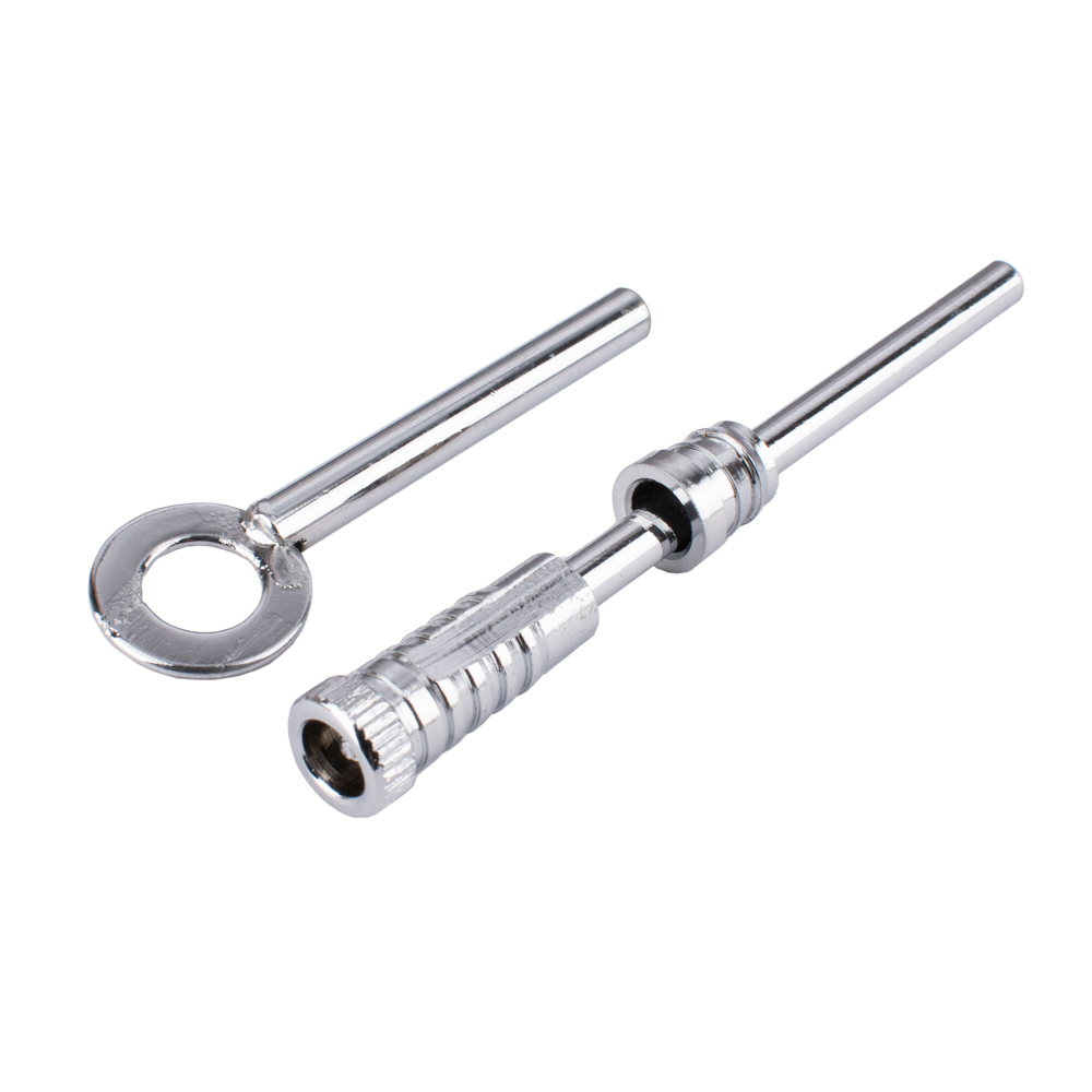 Sash Heritage Dual Screw with Key - 100mm - Polished Chrome